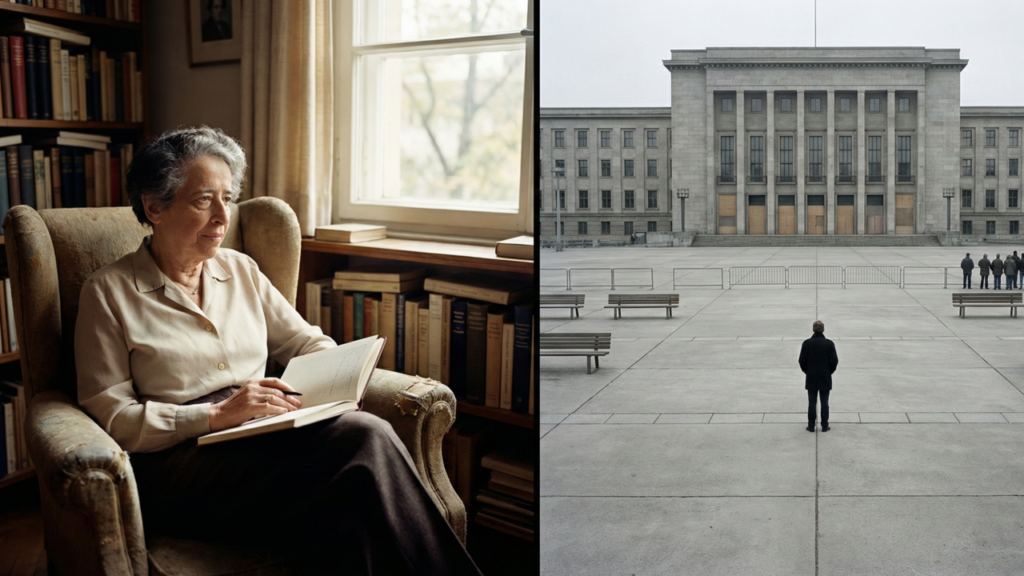 Como Hannah Arendt descreveu o medo do isolamento na sociedade contemporânea