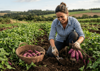 O tubérculo roxo que está conquistando quintais e pode proteger seu coração