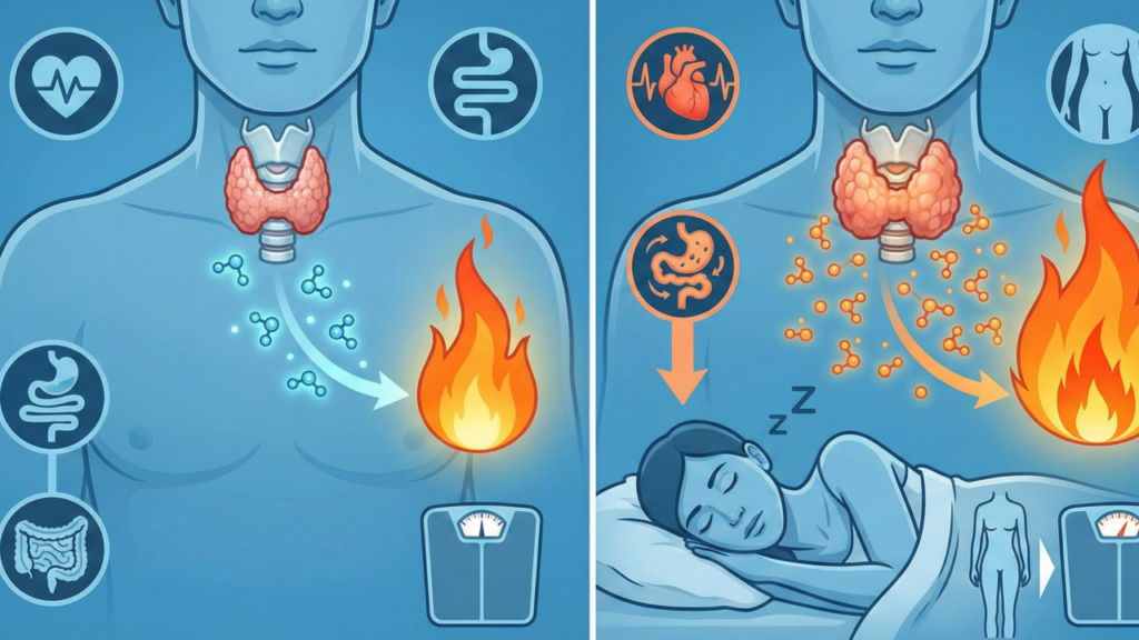 Como uma simples perda de peso pode revelar sinais de doenças na tireoide