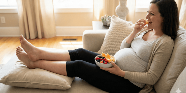 O edema gestacional acontece, em geral, por uma mistura de hormônios, retenção de sódio corporal