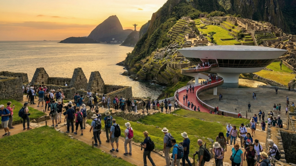 Machu Picchu de Niterói intriga visitantes com estrutura de pedra escondida na Serra da Tiririca