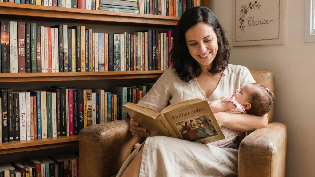 Nomes femininos inspirados em livros que estão conquistando famílias em 2026