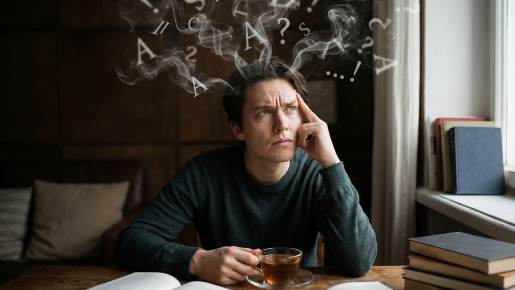 O que significa esquecer palavras simples enquanto conversa