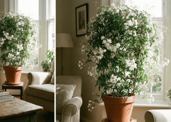 A trepadeira de crescimento rápido que enche o jardim de flores e espalha perfume ao anoitecer