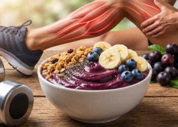 Nutrientes do açaí e seus efeitos na recuperação muscular e circulação