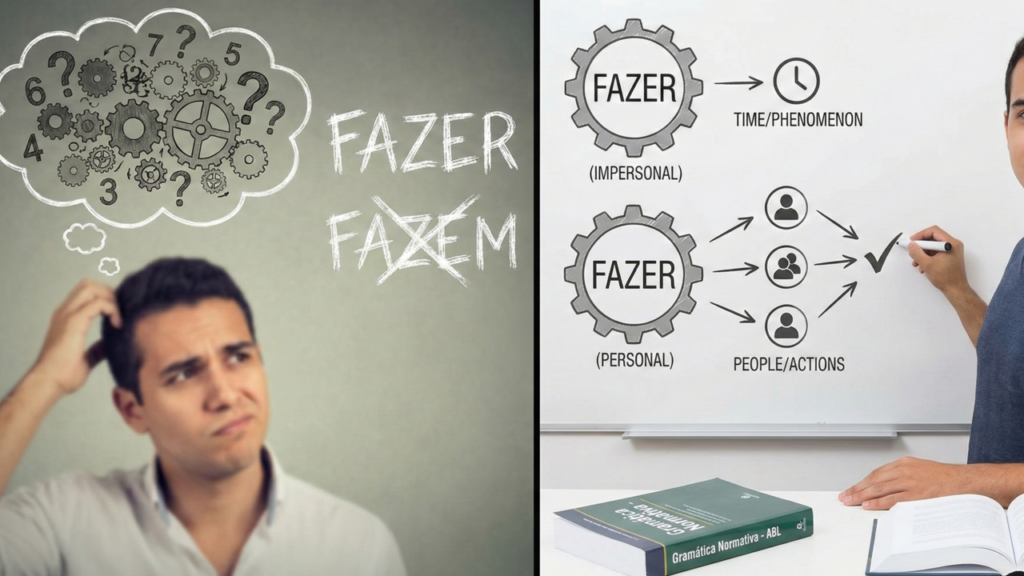 Diferença entre "faz" e "fazem" explicada de forma simples para nunca mais errar