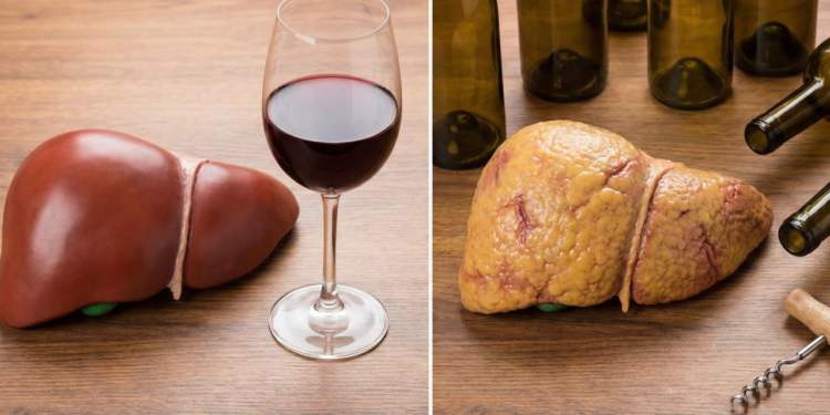 O que acontece com o fígado quando você consome vinho com frequência