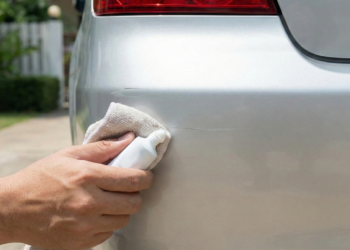 O truque simples para tirar riscos leves do para-choque sem ir ao funileiro