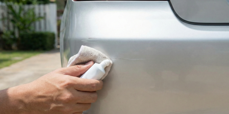 O truque simples para tirar riscos leves do para-choque sem ir ao funileiro