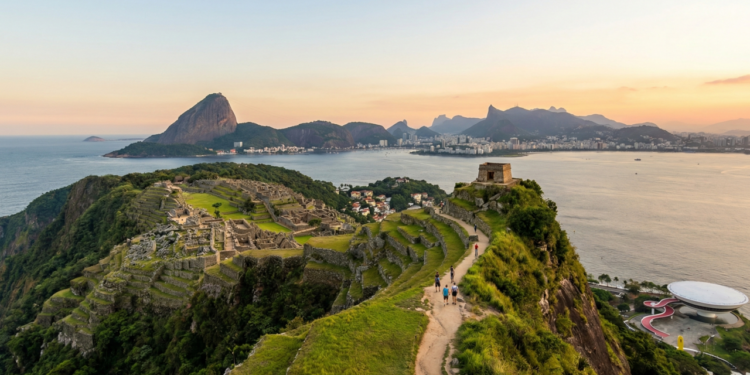 Machu Picchu de Niterói intriga visitantes com estrutura de pedra escondida na Serra da Tiririca