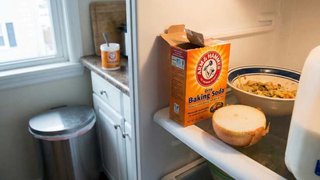 Poucos sabem por que recomendam colocar um pote de bicarbonato dentro da geladeira