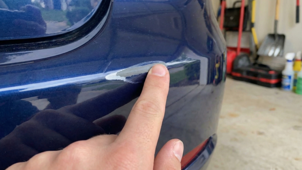 O truque simples para tirar riscos leves do para-choque sem ir ao funileiro