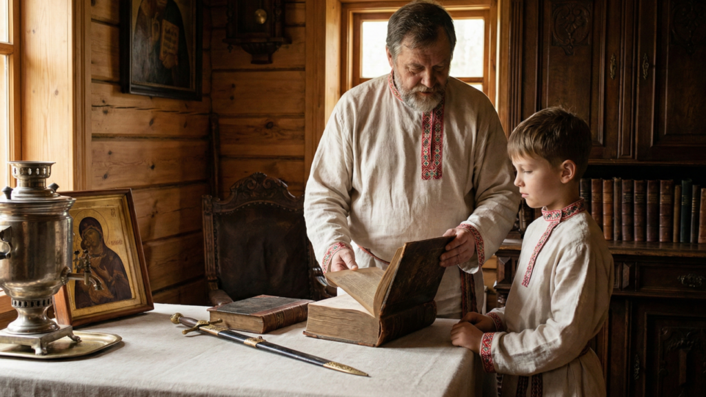 Nomes russos para meninos com significados de força e tradição histórica