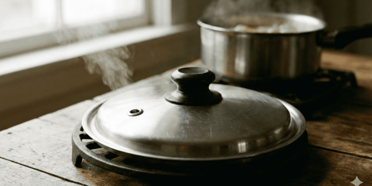 Ao longo dos anos, fabricantes de utensílios modificaram o formato, o material e o peso das tampas, mas mantiveram a presença desse furinho