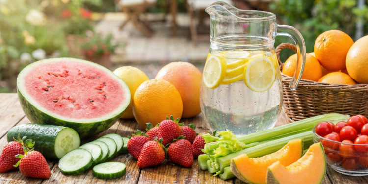 Os melhores alimentos ricos em água para manter o corpo hidratado ao longo do dia