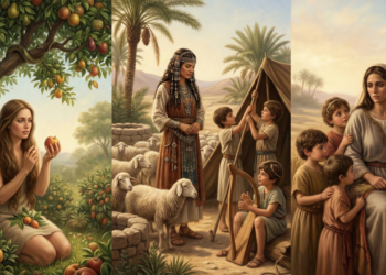 Os três nomes femininos com três letras que aparecem na Bíblia