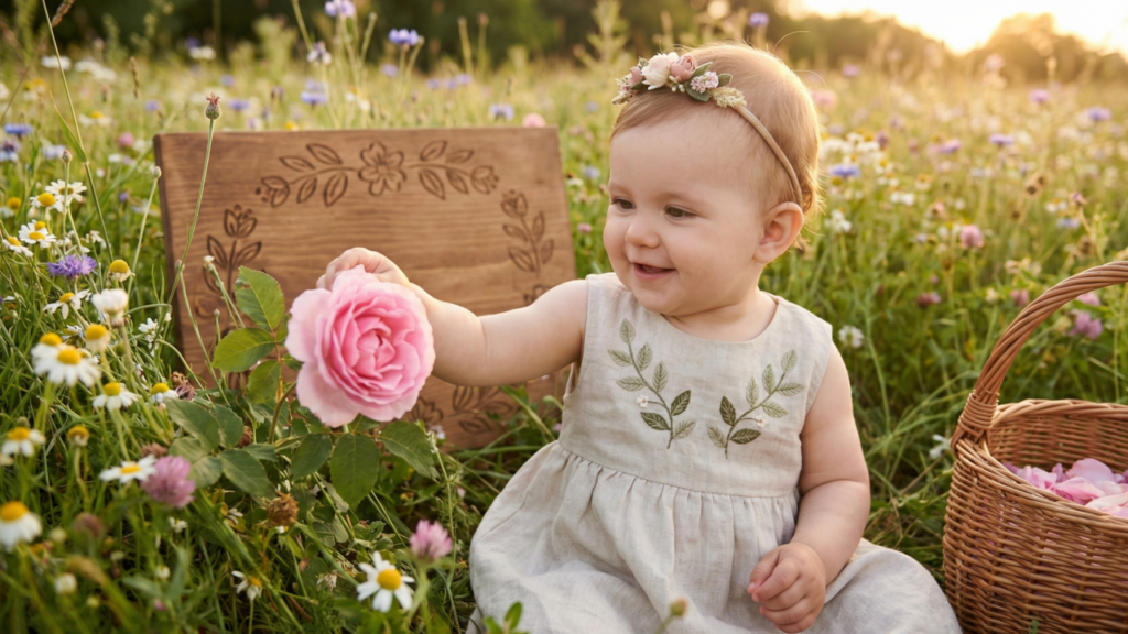 Ideias de nomes de meninas inspirados na natureza e nas flores
