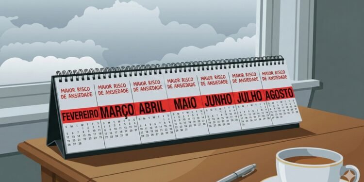 Esses são os meses em que as pessoas mais ansiosas costumam nascer