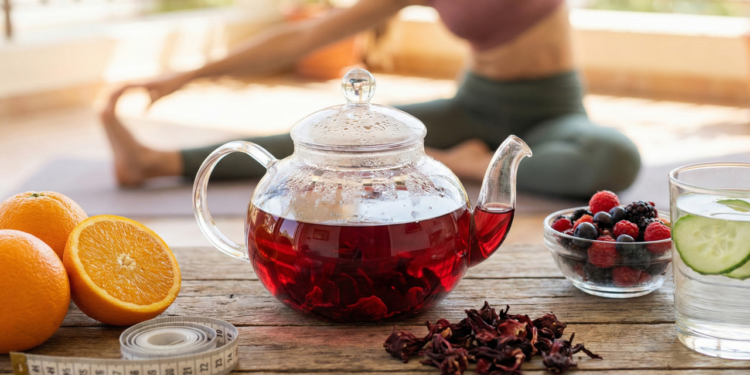 Benefícios do chá de hibisco para metabolismo e retenção e como ajuda no emagrecimento