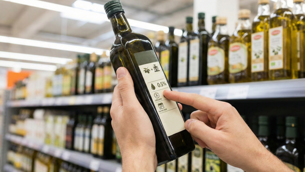 Erros comuns ao escolher azeite extravirgem no mercado e o que observar no rótulo