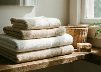 Poucos sabem: para que servem as linhas nas toalhas de banho?