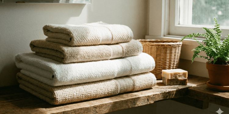 Poucos sabem: para que servem as linhas nas toalhas de banho?