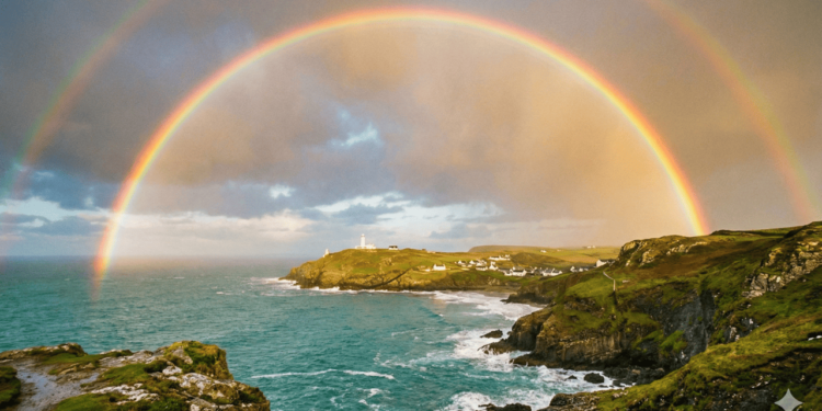 Do ponto de vista científico, o significado de arco-íris está ligado à forma como a luz branca do Sol se comporta ao entrar em uma gota de água