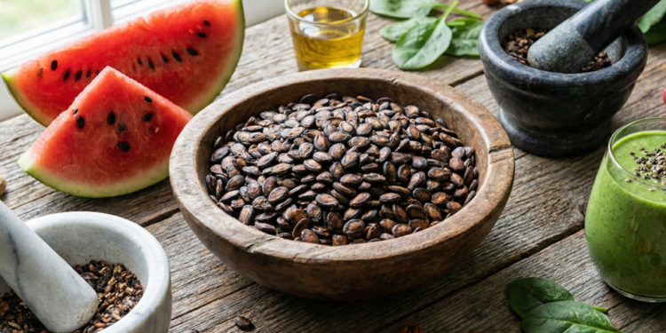 Sementes de melancia na alimentação esconde benefícios poderosos para o corpo