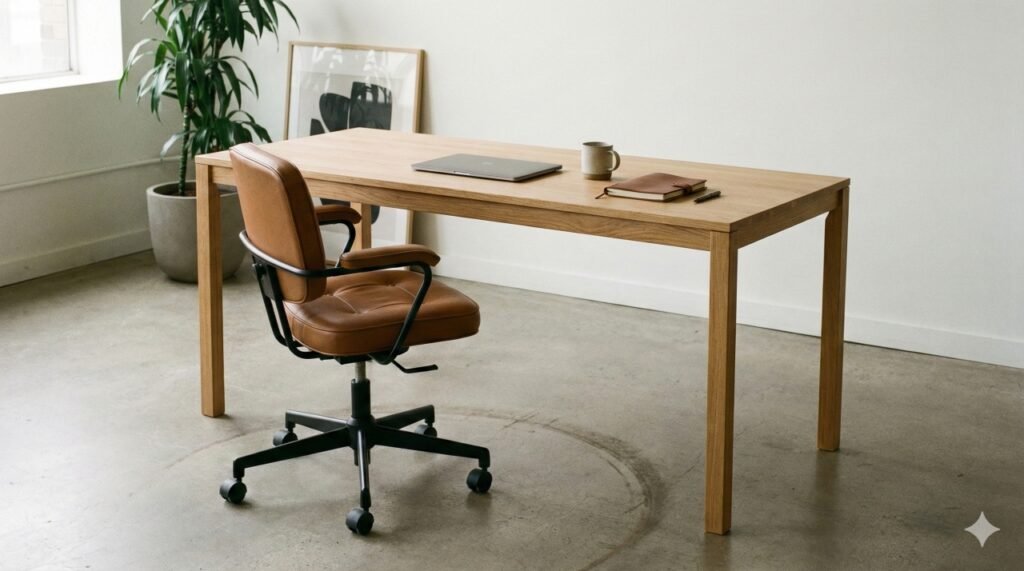 A marca no piso ilustra o conceito de territorialidade simbólica descrito pela psicologia comportamental.