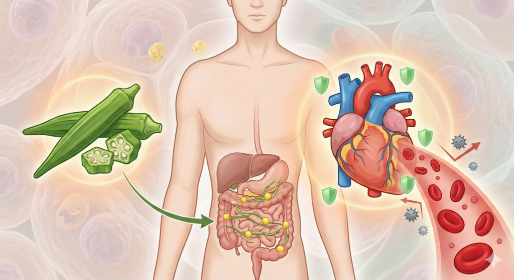 Quiabo na alimentação e as vantagens para o coração e intestino
