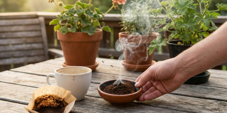 Como afastar mosquitos usando um ingrediente caseiro que sobra do café da manhã