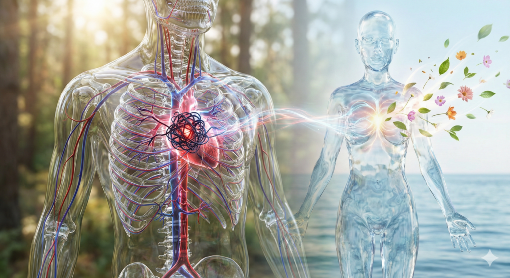 Por que sentimos dor no peito quando estamos emocionalmente sobrecarregados, segundo a psicossomática