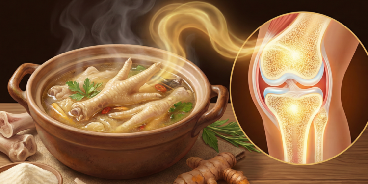 Como o pé de galinha fortalece ossos e cartilagens naturalmente