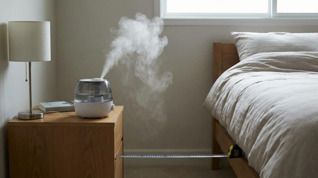 Poucos sabem qual é o melhor lugar para colocar o umidificador para melhorar a respiração
