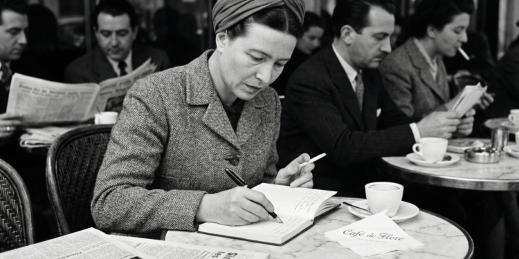 Citação do mês da filósofa Simone de Beauvoir: “Não se nasce mulher: torna-se.”