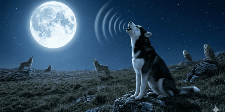 O uivo noturno é, em grande parte, um resquício do comportamento ancestral dos lobos