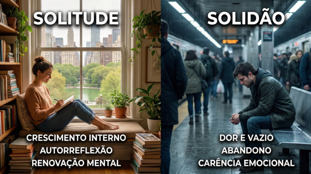 Segundo a psicologia social, quem consegue ficar sozinho sem se sentir solitário revela forte inteligência emocional
