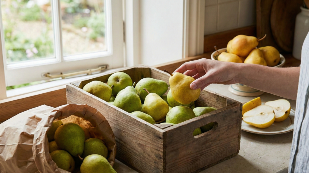 Poucos sabem como identificar se a pera está madura pelo toque correto, segundo especialistas em fruticultura
