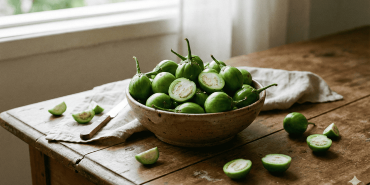 O jiló, parente próximo da berinjela e do pimentão, é um fruto de sabor bem amargo, muito comum em feiras e mercados brasileiros