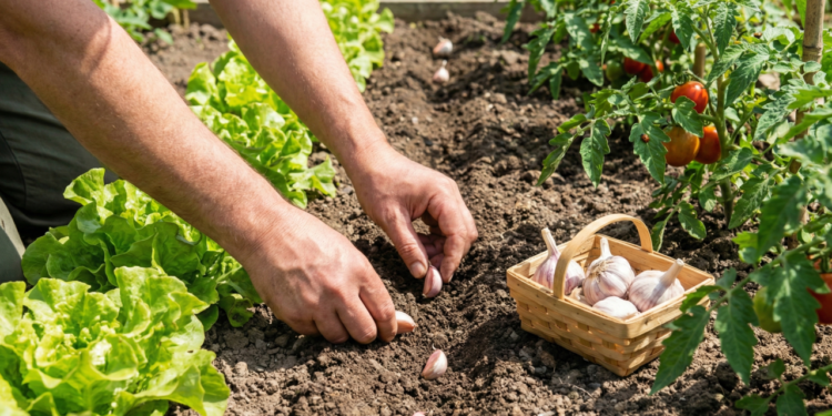 Poucos sabem por que colocar alho no jardim ajuda a afastar pragas sem veneno