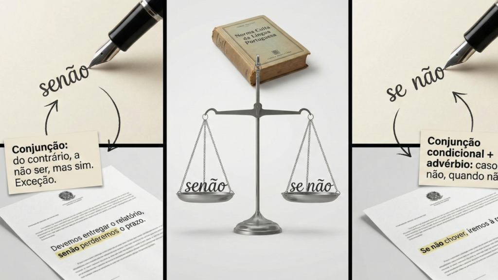 A explicação definitiva para usar “senão” ou “se não” corretamente