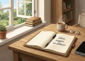 Momentos sem estímulos digitais ativam o modo criativo do cérebro e favorecem insights originais.