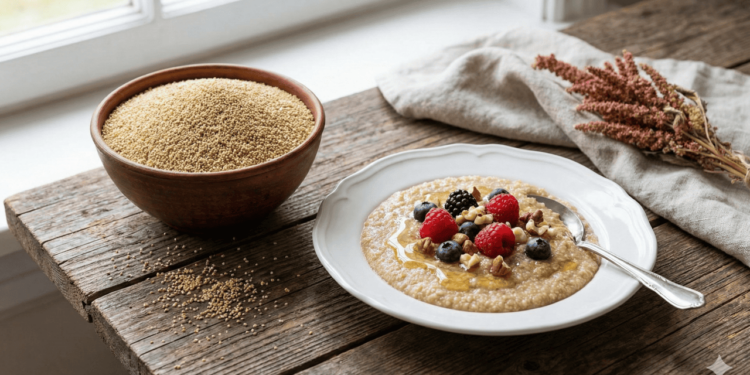 O interesse no amaranto para colesterol está ligado principalmente à presença de fibras e compostos bioativos