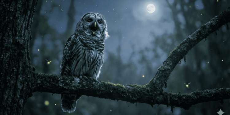 Do ponto de vista biológico, ouvir o canto de uma coruja significa, antes de tudo, que o ambiente está favorável para ela viver