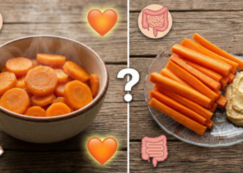 Cenoura cozida ou crua? Qual forma oferece mais benefícios nutricionais e protege a saúde