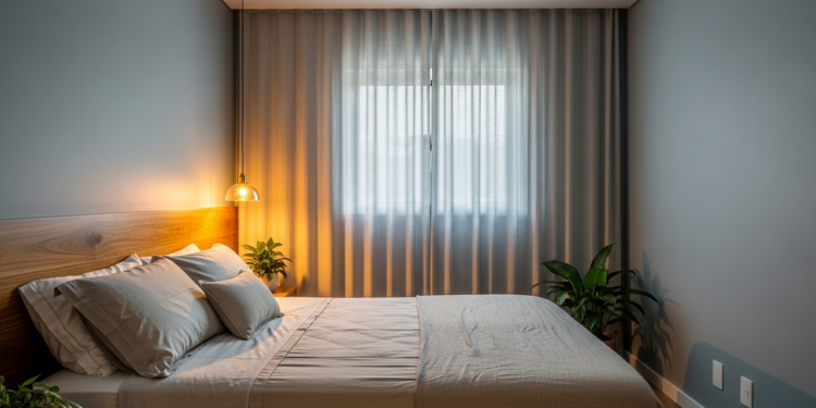 A cor comum que transforma seu quarto em um ambiente calmo e tranquilo