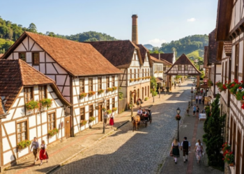 Fundada em 1863 por imigrantes, essa “Pequena Alemanha” no Brasil encanta pela beleza e alta qualidade de vida