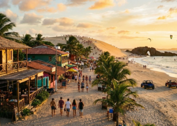 Nessa vila do Ceará, carros não entram e uma praia surreal quase desconhecida é considerada uma das mais belas do mundo