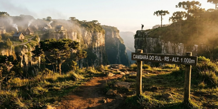 Cambará do Sul ostenta o título de "Terra dos Cânions" por abrigar as bordas dos maiores desfiladeiros da América do Sul. / Imagem Ilustrativa