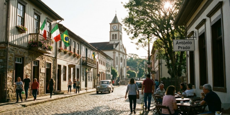 Com casas antigas inspiradas na Europa, a ‘Cidade Mais Italiana do Brasil’, encanta pela tranquilidade e qualidade de vida